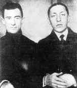 Ravel (a sinistra) e Stravinskij